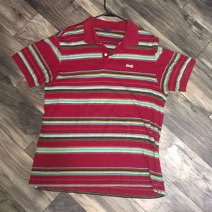 striped le tigre polo shirt